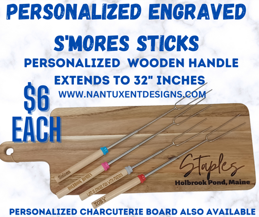 Personalized S'mores Sticks