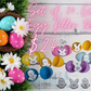 Easter Egg Tokens-FREE SHIPPING